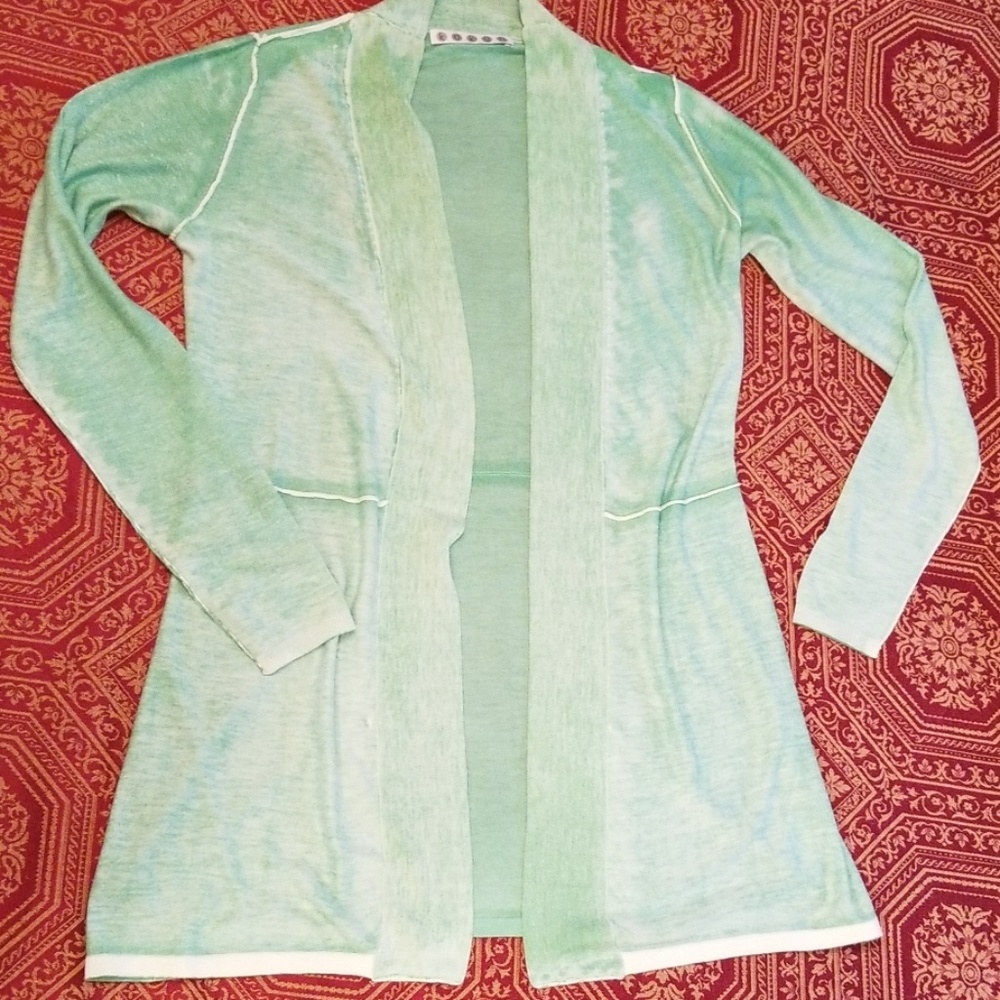 🆕️Kokun overdyed open front cardigan